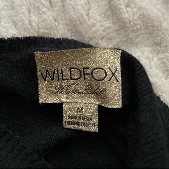 Wildfox White Label Black With Gold Sequins Sweater. - Picture 4 of 13